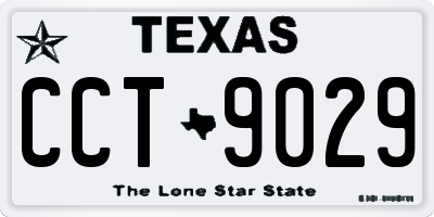 TX license plate CCT9029