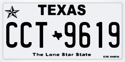 TX license plate CCT9619