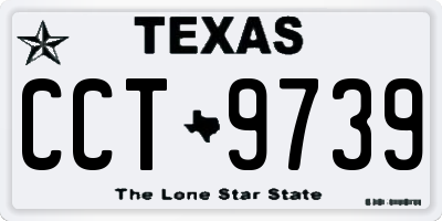 TX license plate CCT9739