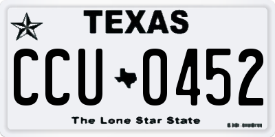 TX license plate CCU0452