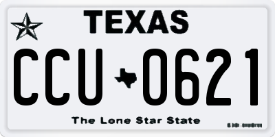TX license plate CCU0621