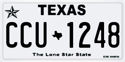 TX license plate CCU1248