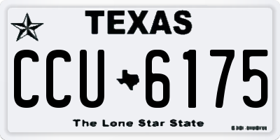 TX license plate CCU6175