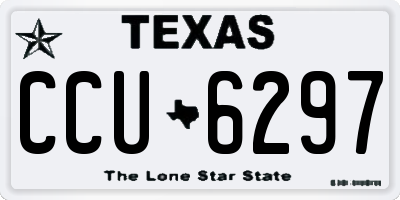 TX license plate CCU6297