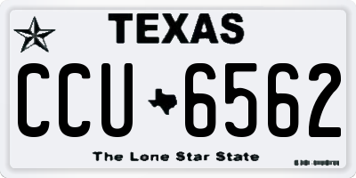 TX license plate CCU6562