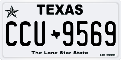 TX license plate CCU9569