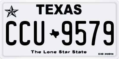 TX license plate CCU9579