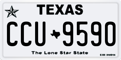 TX license plate CCU9590