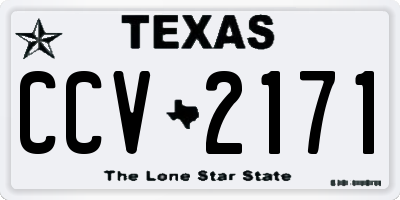 TX license plate CCV2171