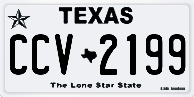 TX license plate CCV2199