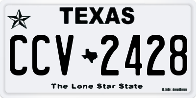 TX license plate CCV2428