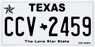 TX license plate CCV2459