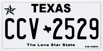 TX license plate CCV2529