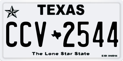 TX license plate CCV2544