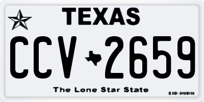 TX license plate CCV2659