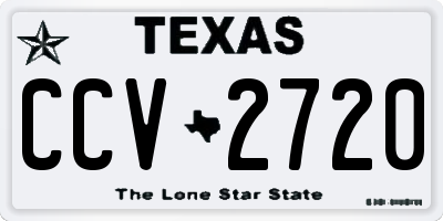 TX license plate CCV2720