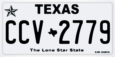 TX license plate CCV2779