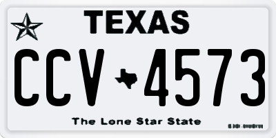TX license plate CCV4573