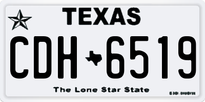 TX license plate CDH6519