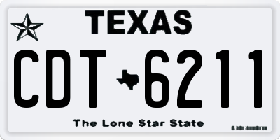 TX license plate CDT6211
