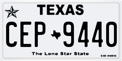 TX license plate CEP9440