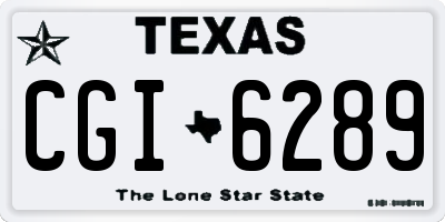 TX license plate CGI6289