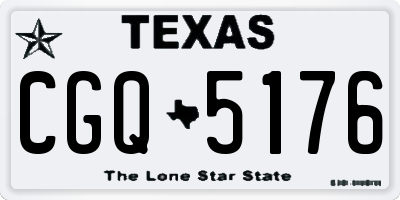 TX license plate CGQ5176