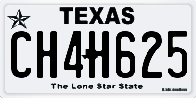 TX license plate CH4H625