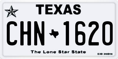 TX license plate CHN1620