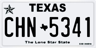 TX license plate CHN5341