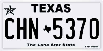 TX license plate CHN5370