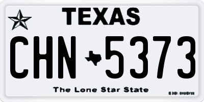 TX license plate CHN5373