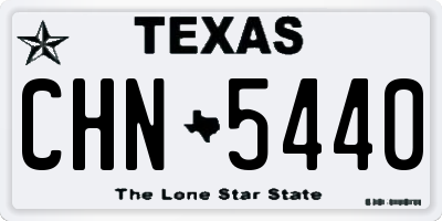 TX license plate CHN5440