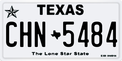 TX license plate CHN5484