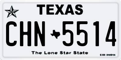 TX license plate CHN5514