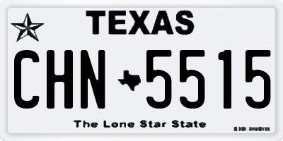 TX license plate CHN5515