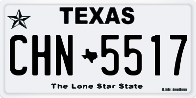 TX license plate CHN5517