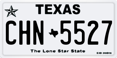 TX license plate CHN5527