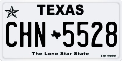 TX license plate CHN5528
