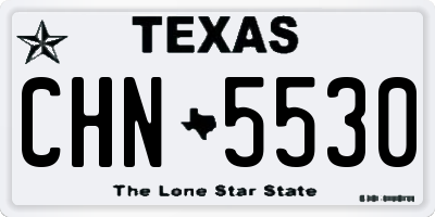 TX license plate CHN5530