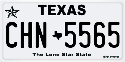 TX license plate CHN5565