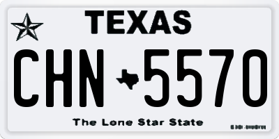 TX license plate CHN5570