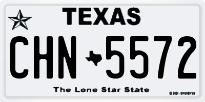 TX license plate CHN5572
