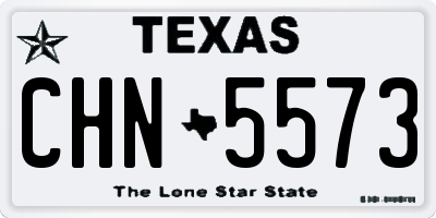 TX license plate CHN5573