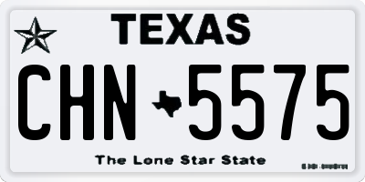 TX license plate CHN5575