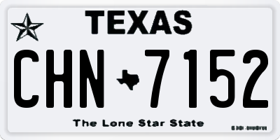 TX license plate CHN7152
