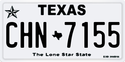 TX license plate CHN7155