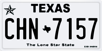 TX license plate CHN7157