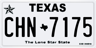 TX license plate CHN7175