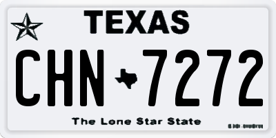 TX license plate CHN7272